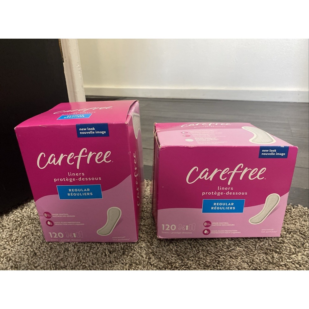Carefree Original Maxi Pads Liners Unscented 240 Count Box